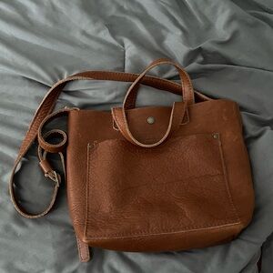 Portland leather goods mini classic crossbody tote